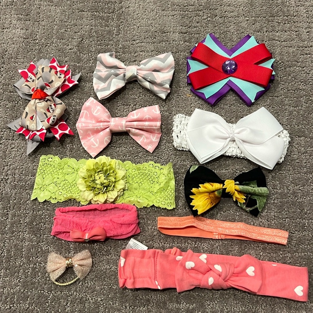 Bow/Headband Accessories Lot Baby Girl/Toddler